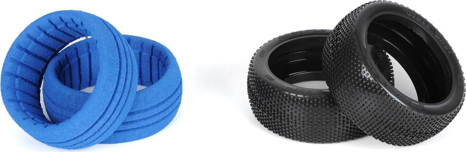 1/8 Hole Shot 2.0 M3 Front/Rear Off-Road Buggy Tires (2)